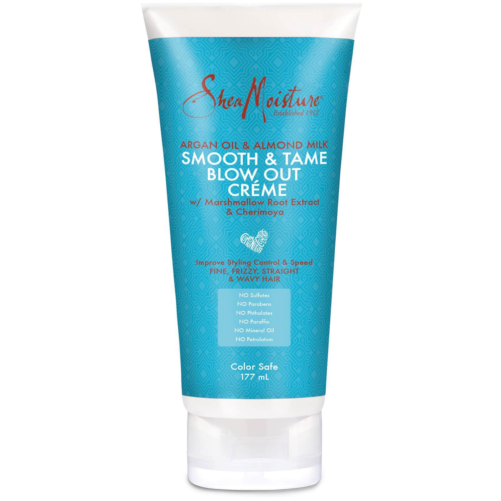 Shea Moisture Argan Oil & Almond Milk Smooth & Tame Blow-Out Crème 13oz