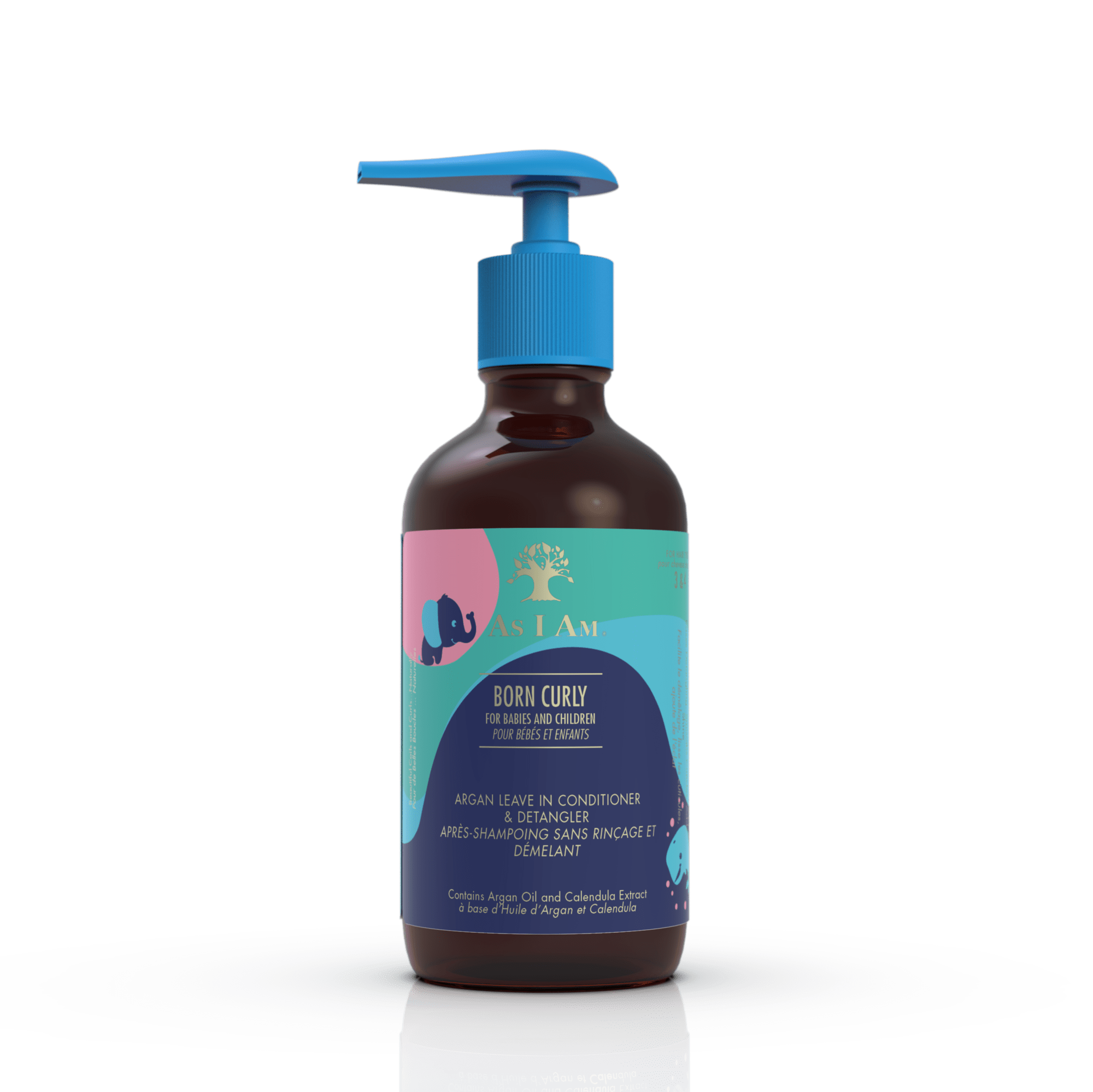 As I Am Born Curly Argan Leave-In Conditioner & Detangler 8oz