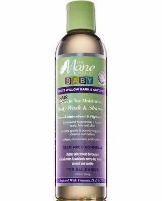 The Mane Choice White Willow Bark & Cucumber Baby Hair to Toe Wash & Shampoo 8oz