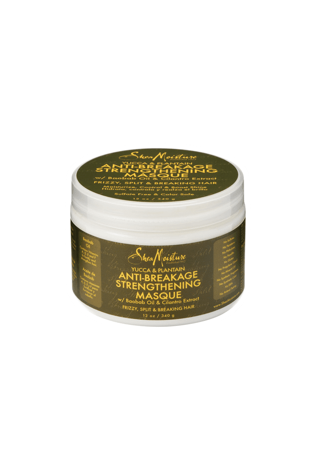 Sheamoisture YUCCA & PLANTAIN ANTI-BREAKAGE STRENGTHENING MASQUE 12oz