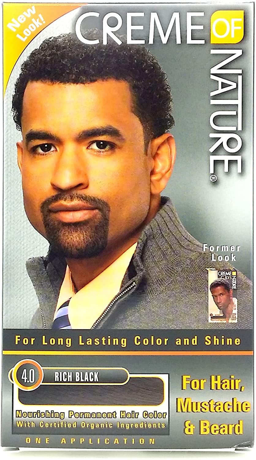 Creme of Nature Permanent Hair Color 4.0 Rich Black