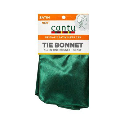 Cantu Accessories Satin Sleep Cap Tie Bonnet All-In-One Bonnet + Scarf