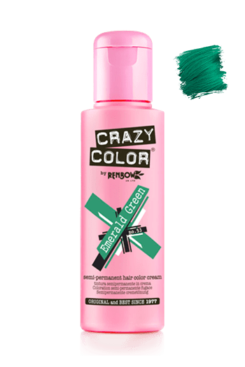 Crazy Color 53 Emerald Green 100ml