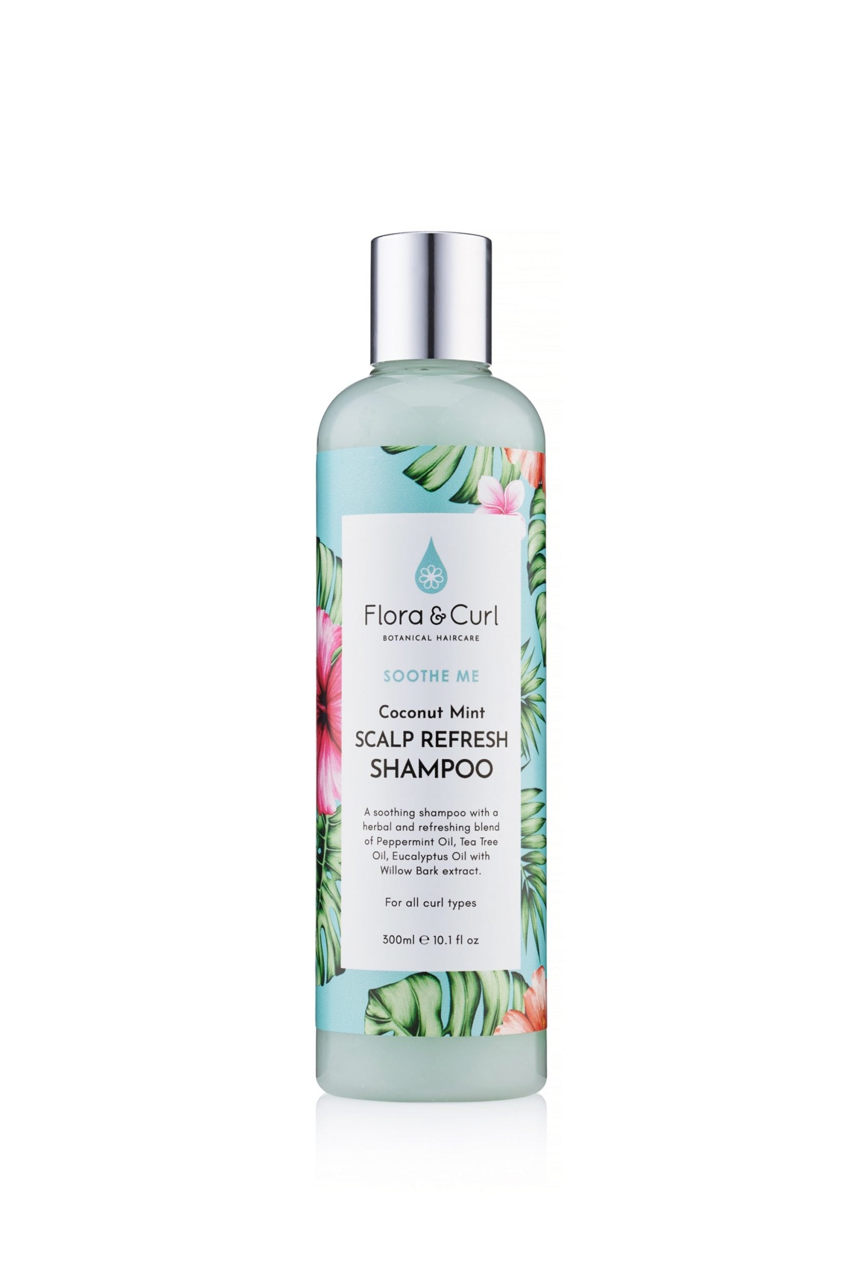 Flora & Curl Coconut Mint Scalp Refresh Shampoo 300ml