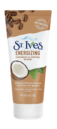 ST. Ives Energizing Coconut & Coffee Face Scrub 6oz