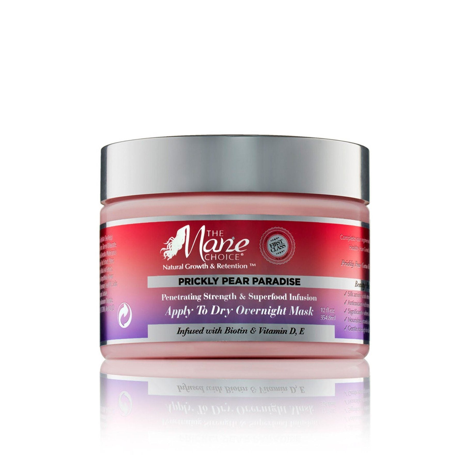 The Mane Choice Prickly Pear Paradise Apply To Dry Overnight Mask 12oz