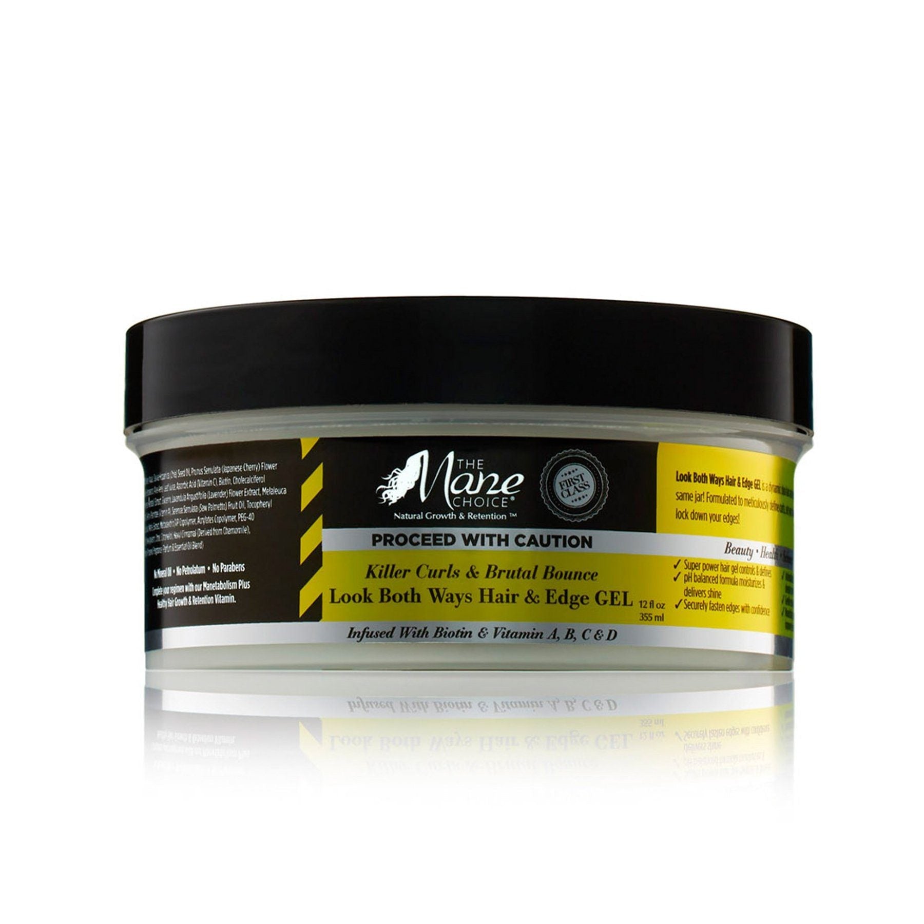 The Mane Choice Proceed With Caution Look Both Ways Hair & Edge Gel 12oz