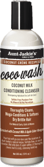 Aunt Jackie's Coconut Coco Wash Coconut Milk Conditioning Cleanser 12oz
