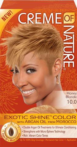CREME OF NATURE EXOTIC SHINE™ COLOR WITH ARGAN OIL FROM MOROCCO 10.0 Honey Blonde
