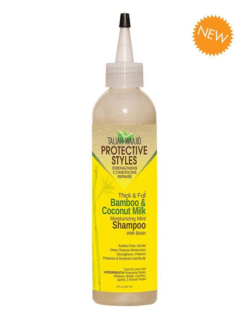Taliah Waajid Protectuve Styles Bamboo And Coconut Milk Moisturizing Mint Shampoo 8oz
