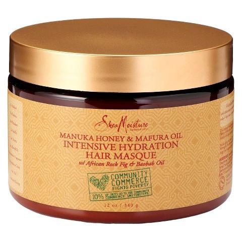 Shea Moisture Manuka Honey & Mafura Oil Intensive Hydration Hair Masque 12oz