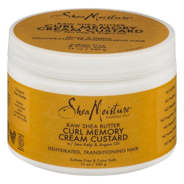 Shea Moisture Raw Shea Butter Curl Memory Cream Custard 12oz