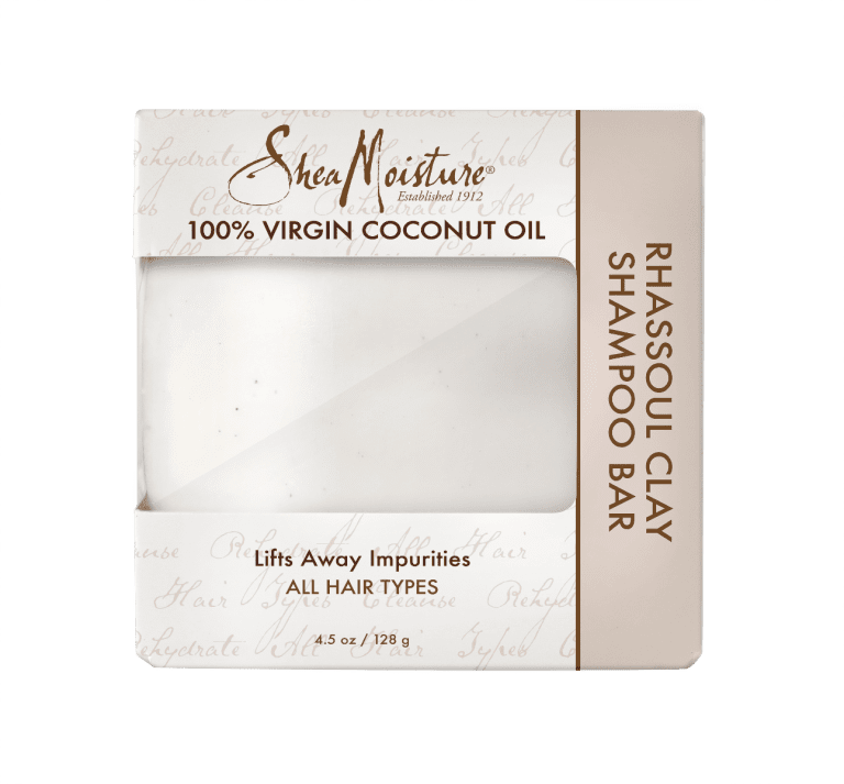 Shea Moisture 100% VIRGIN COCONUT OIL RHASSOUL CLAY SHAMPOO BAR