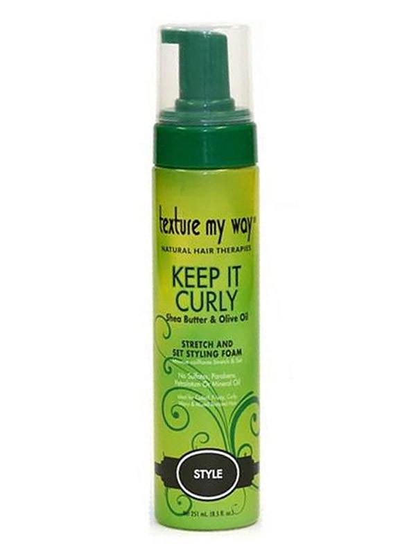 Texture My Way Keep It Curly Stretch and Set Styling Foam 8.5oz