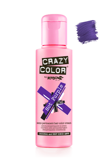 Crazy Color 62 Hot Purple 100ml