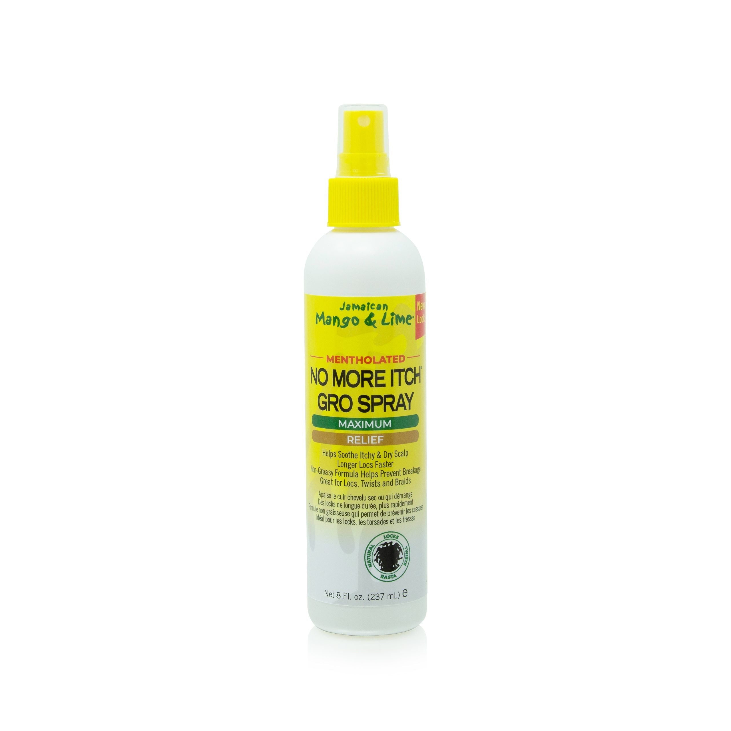 Jamaican Mango & Lime Maximum Relief No More Itch Gro Spray 8oz