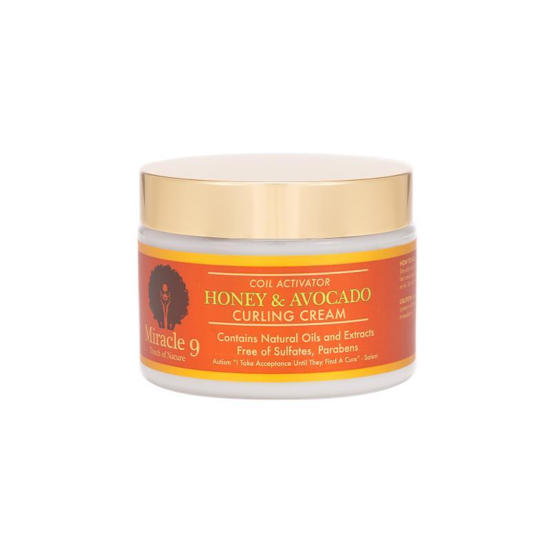 Miracle 9 Coil Activator Honey & Avocado Curling Cream 12oz