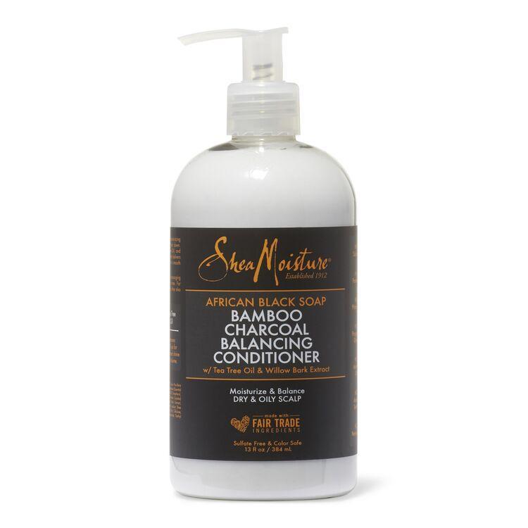 Shea Moisture African Black Soap Bamboo Charcoal Conditioner 13oz