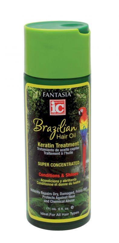 Fantasia IC Brazilian Hair Oil Keratin Treatment Serum 6oz