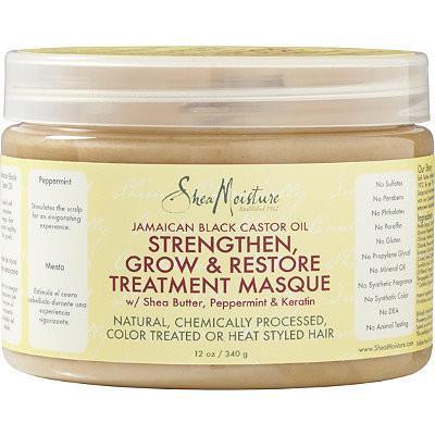 Shea Moisture Jamaican Black Castor Oil Strengthen, Grow & Restore Treatment Masque 12oz