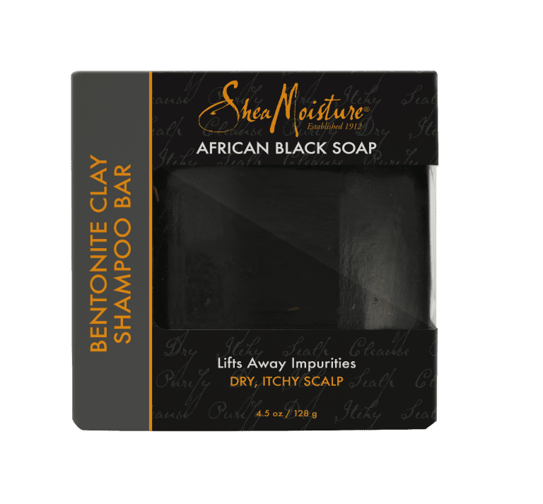 Shea Moisture AFRICAN BLACK SOAP BENTONITE CLAY SHAMPOO BAR